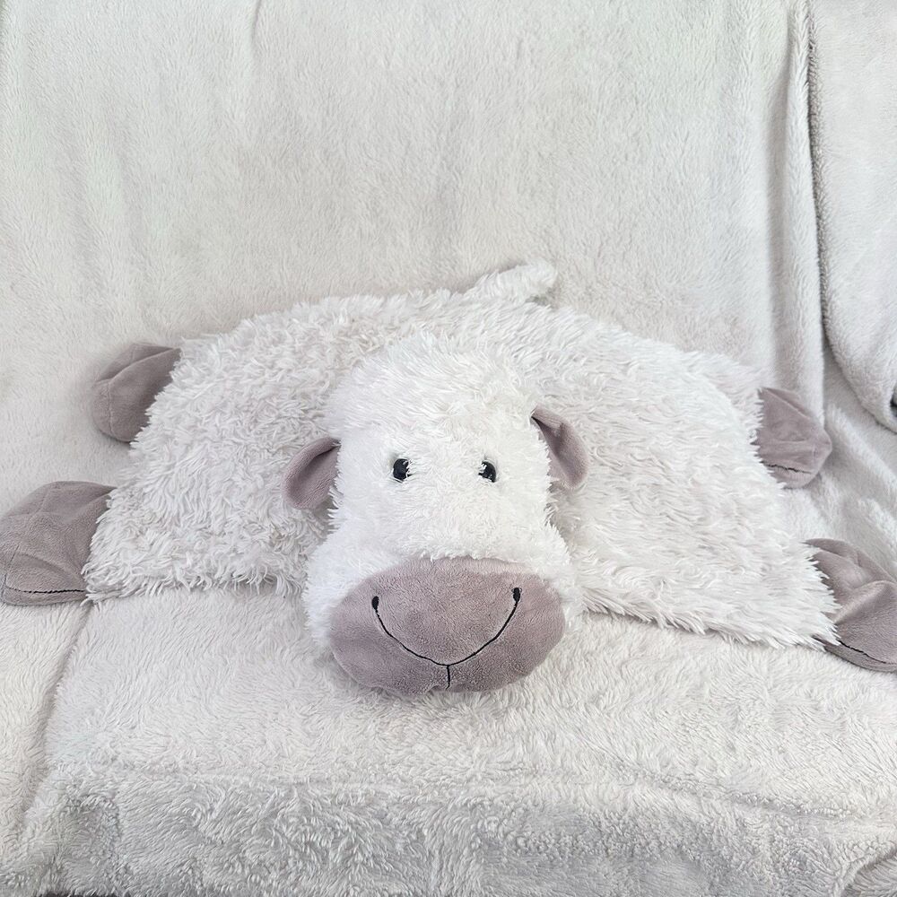 Jellycat Truffles Cow Pillow Weighted Hooves Plush Stuffed Animal Toy